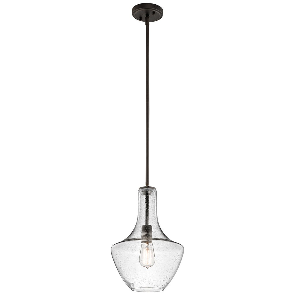 Everly 1 Light Small Pendant - Olde Bronze - Kichler