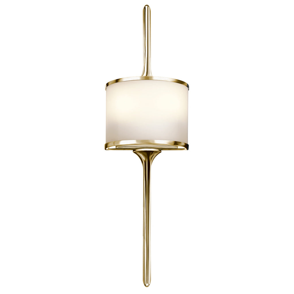 Mona 2 Light Wall Light - Polished Brass - Kichler