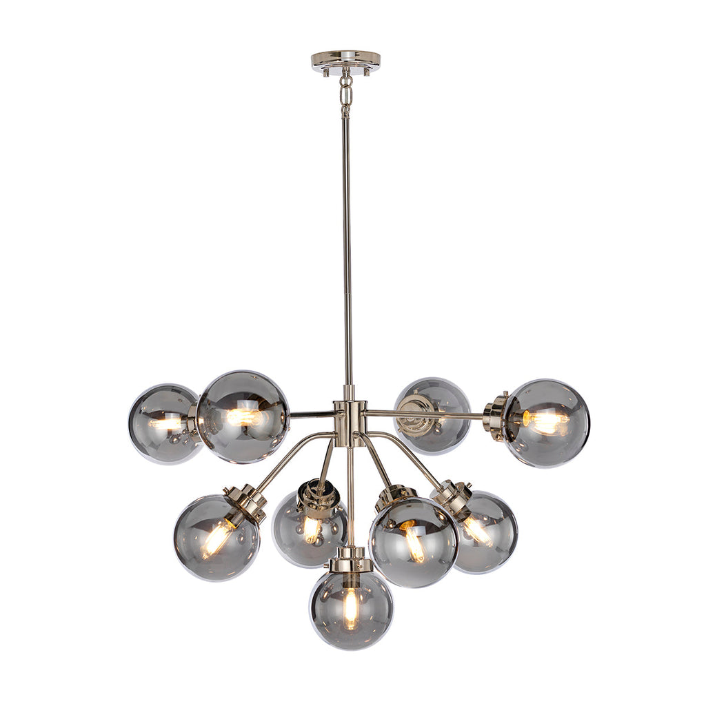 Kula 9 Light Chandelier by Elstead Lighting