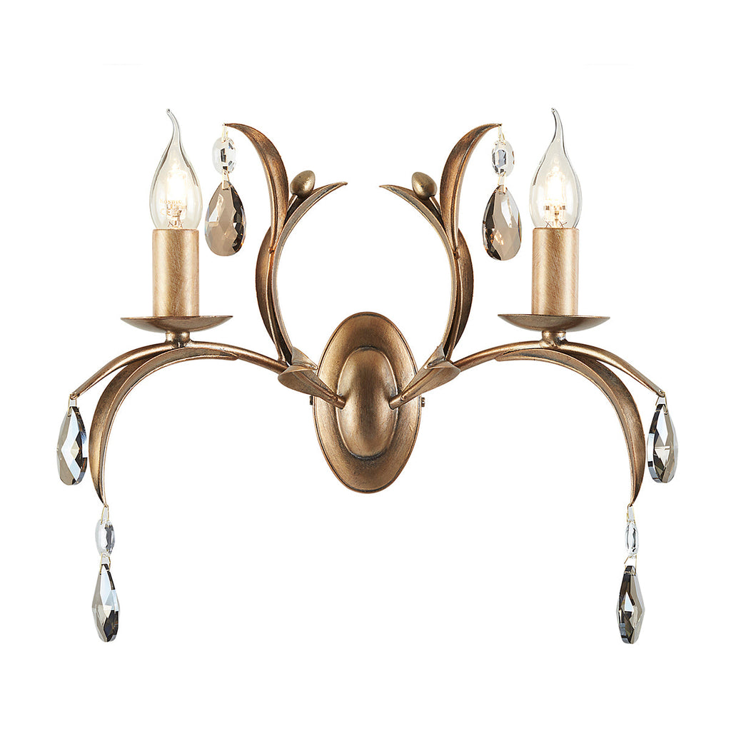 Lily 2 Light Wall Light - Elstead Lighting