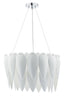Phillipa 3 Light Pendant White Ceramic by Dar Lighting
