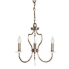 Pimlico 3 Light Chandelier - Dark Bronze  - Elstead Lighting