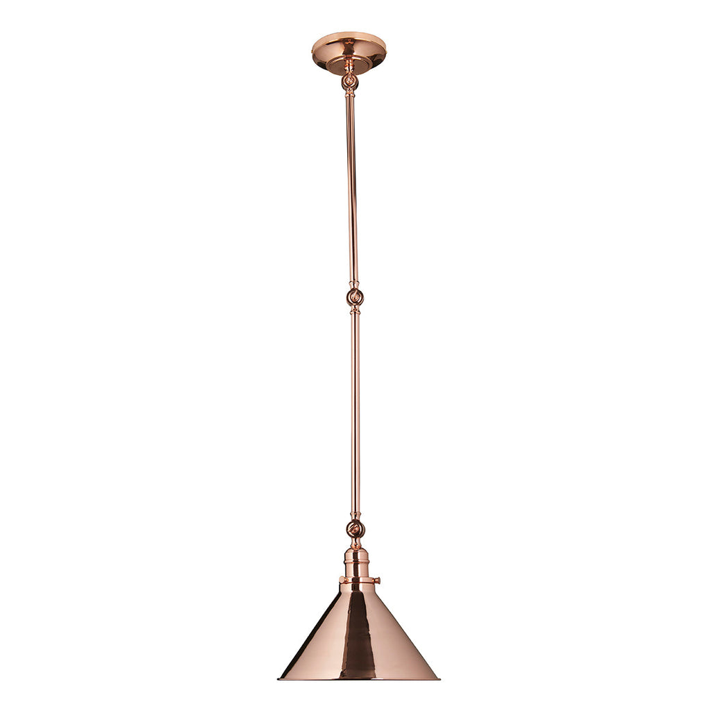 Provence 1 Light Wall Light/Pendant - Polished Copper - Elstead Lighting 