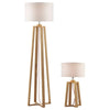 Pyramid Table & Floor Twin Pack Comes With Shades by Dar Lighting