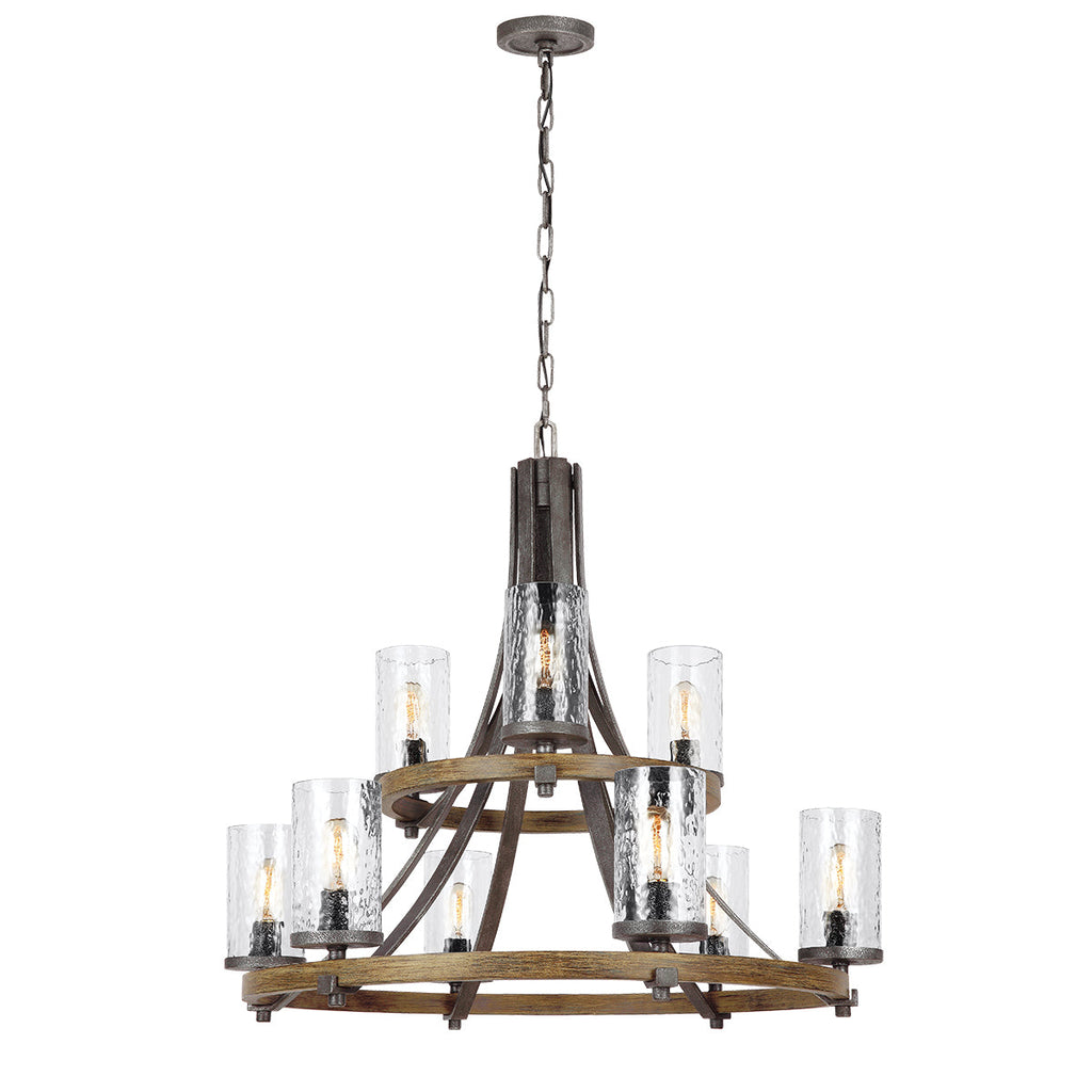 Angelo 9 Light Chandelier by Quintiesse