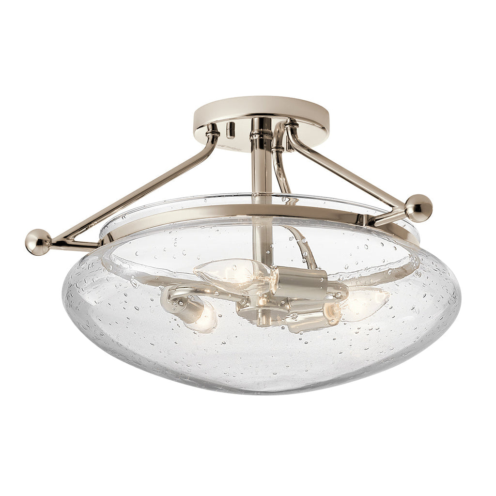 Belle 3 Light Semi-Flush Mount by Quintiesse