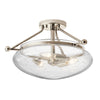 Belle 3 Light Semi-Flush Mount by Quintiesse