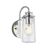 Braelyn 1 Light Wall Light - Polished Chrome by Quintiesse