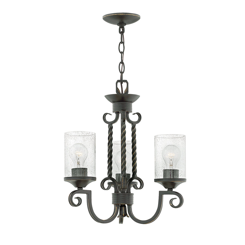 Casa 3 Light Chandelier by Quintiesse