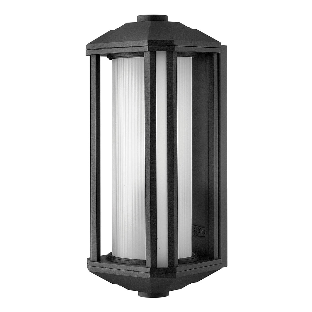 Castelle 1 Light Medium Wall Lantern - Black by Quintiesse