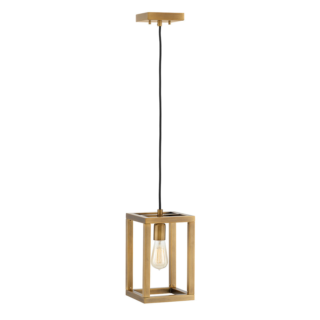 Ensemble 1 Light Pendant - Brushed Bronze by Quintiesse