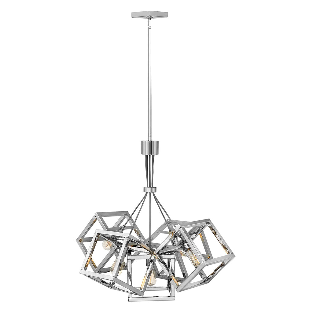 Ensemble 5 Light Pendant - Polished Nickel by Quintiesse