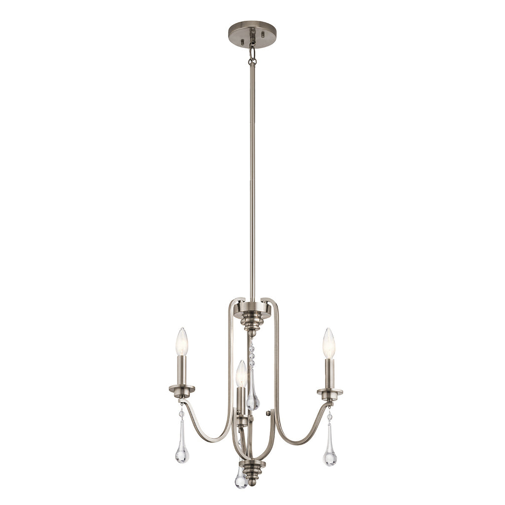 Karlee 3 Light Chandelier by Quintiesse