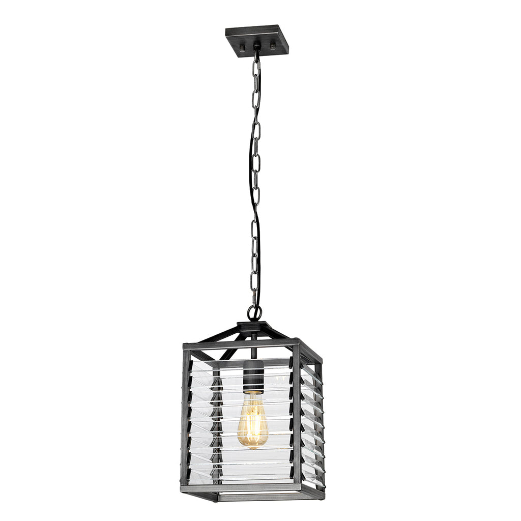 Louvre 1 Light Pendant by Quintiesse