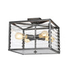 Louvre 4 Light Flush Light by Quintiesse