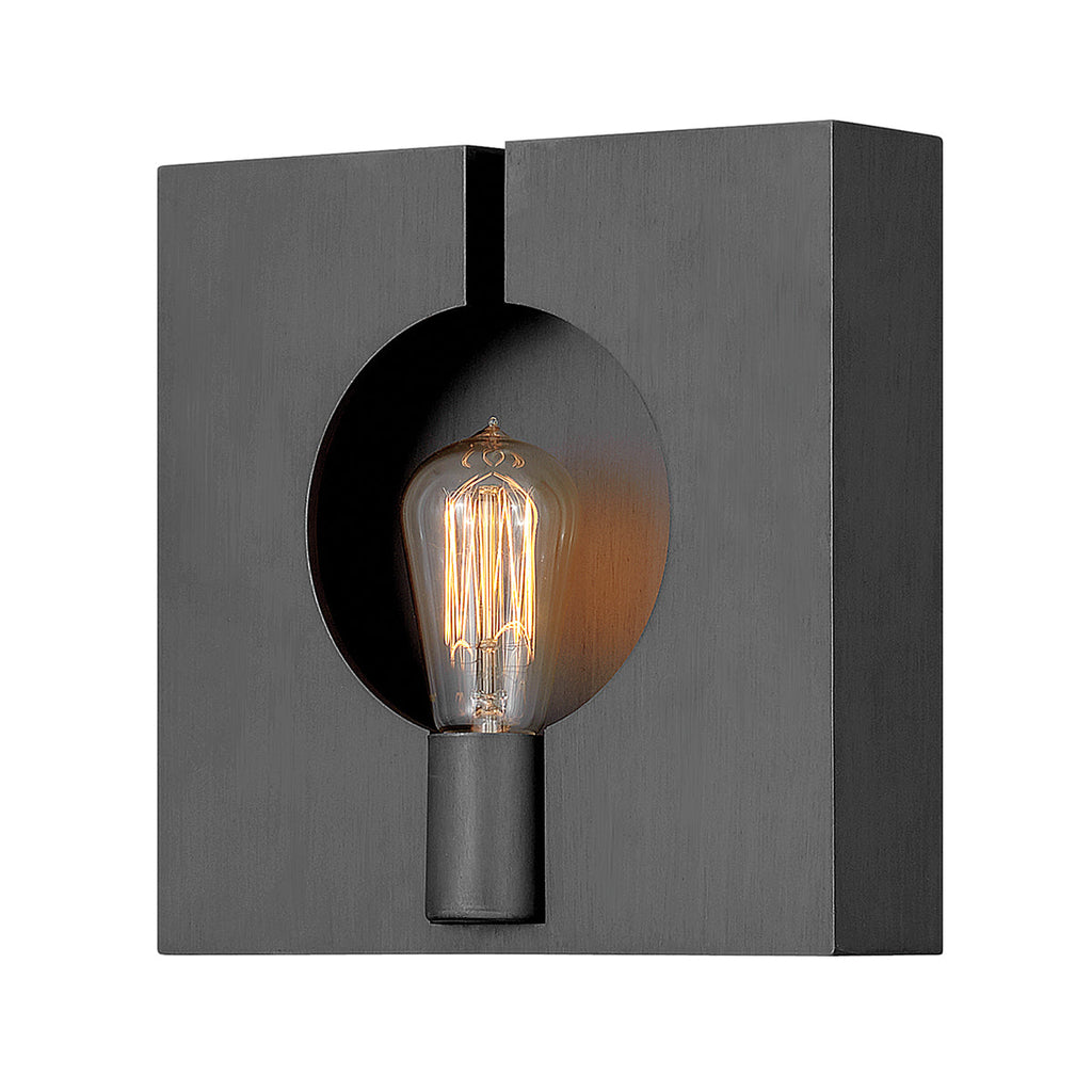 Ludlow 1 Light Wall Light - Brushed Graphite by Quintiesse