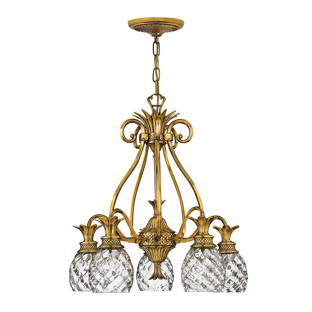 Plantation 5 Light Chandelier by Quintiesse