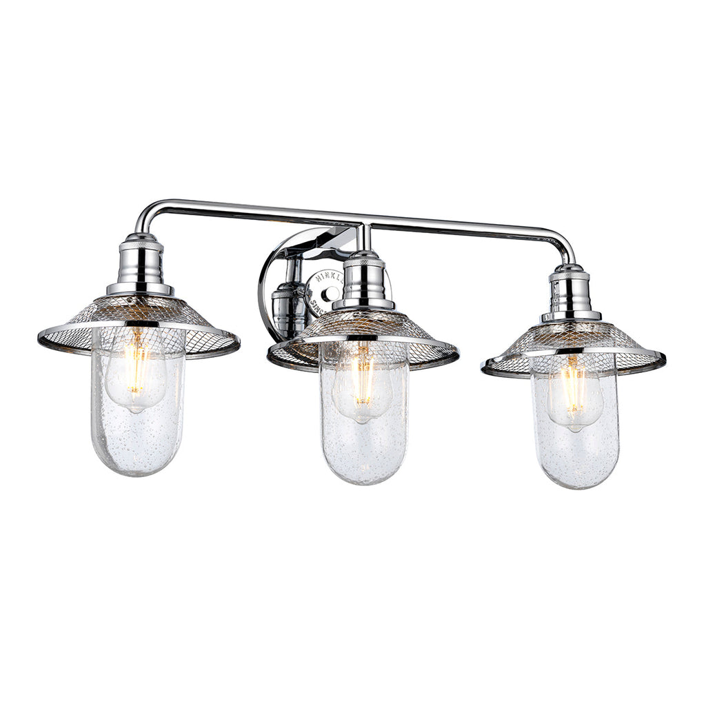 Rigby 3 Light Wall Light - Polished Chrome by Quintiesse