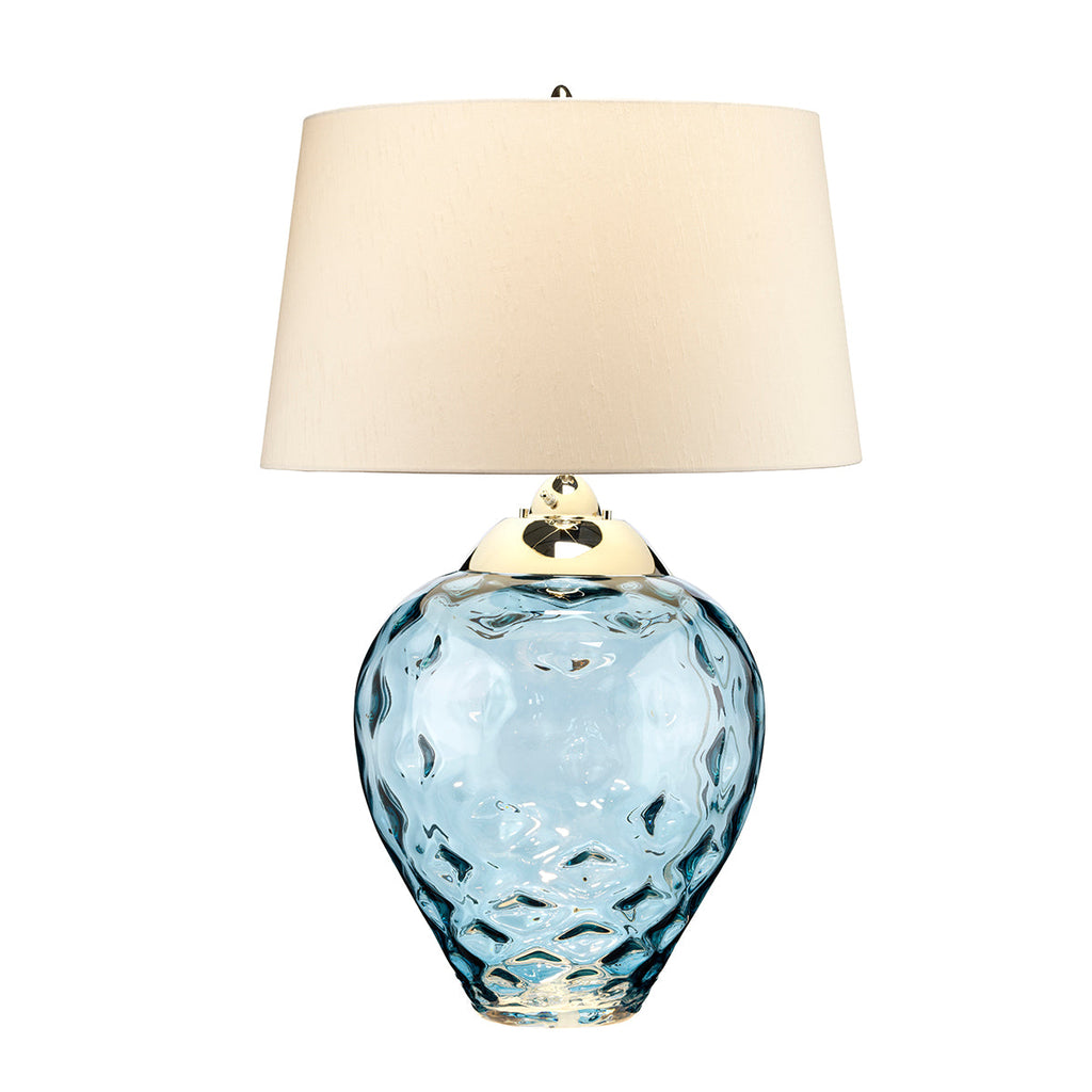 Samara Table Lamp - Light Blue by Quintiesse