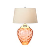 Samara Table Lamp - Salmon by Quintiesse