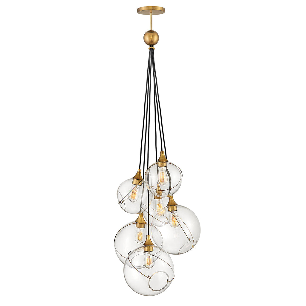 Skye 6 Light Pendant by Quintiesse