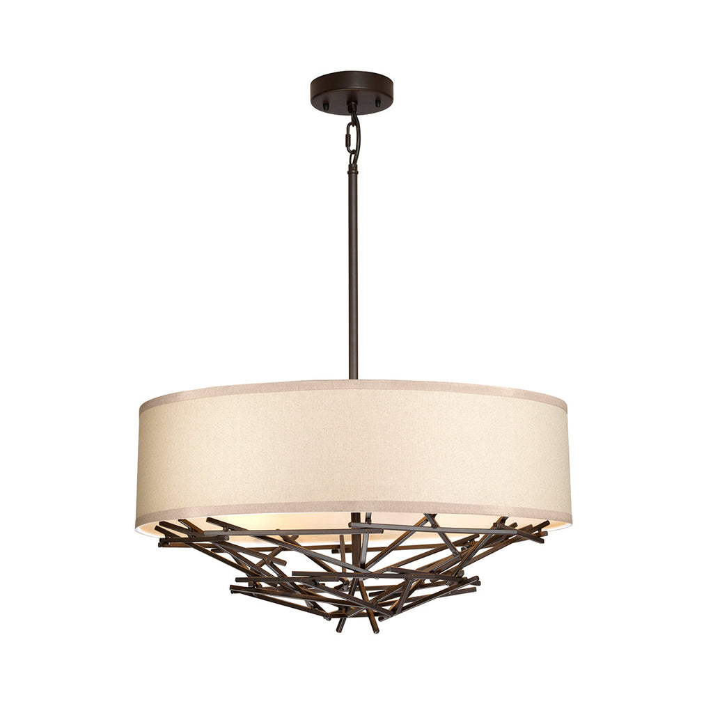 Taiko 4 Light Pendant by Quintiesse