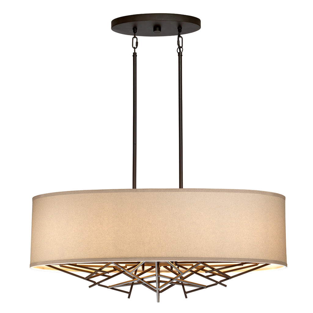 Taiko 5 Light Island Pendant by Quintiesse