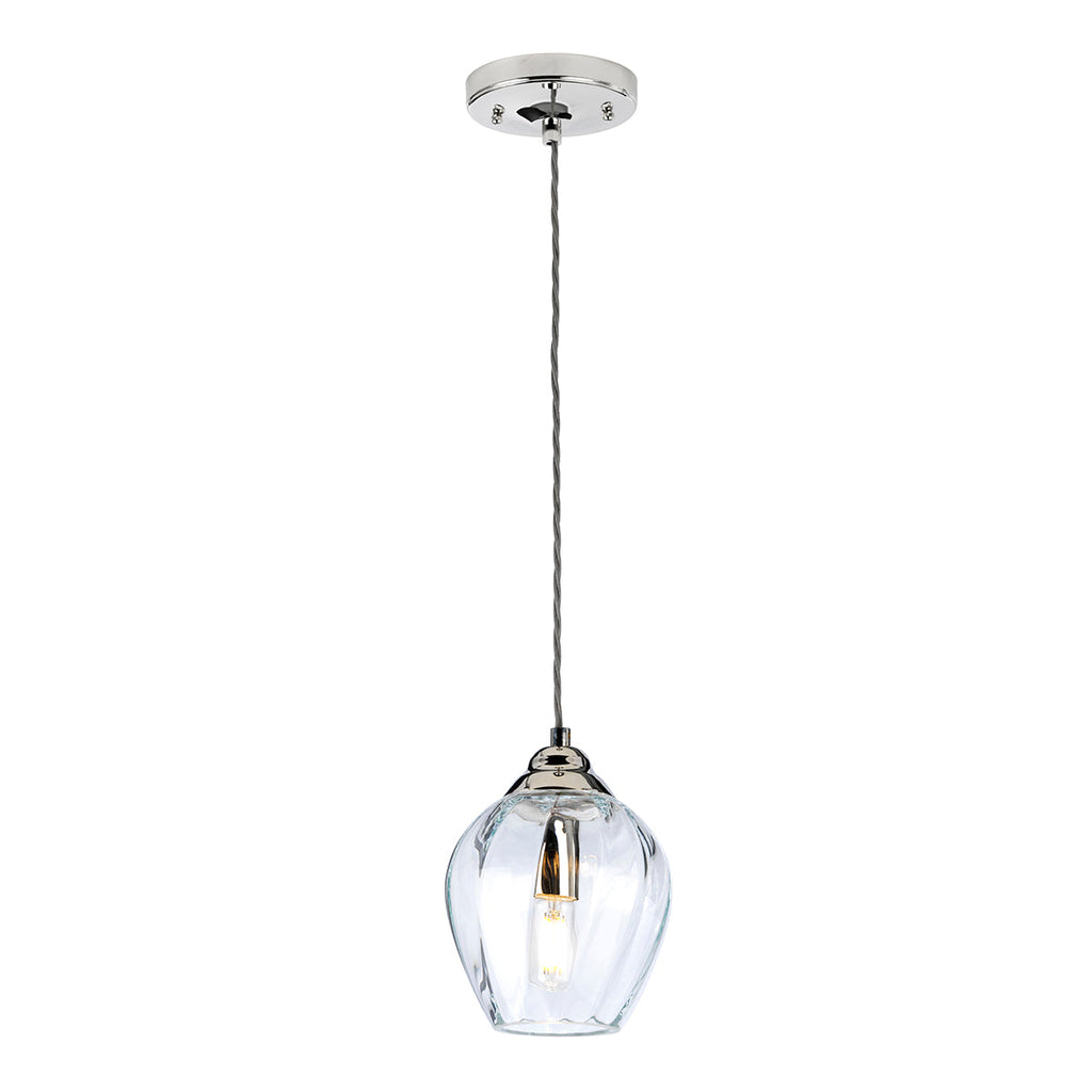 Tiber 1 Light Pendant by Quintiesse