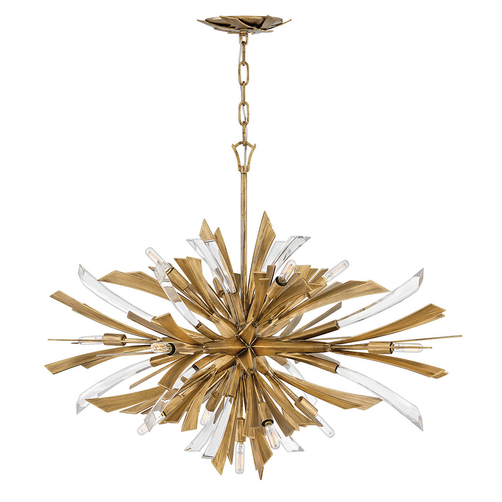 Vida 13 Light Wide Pendant by Quintiesse