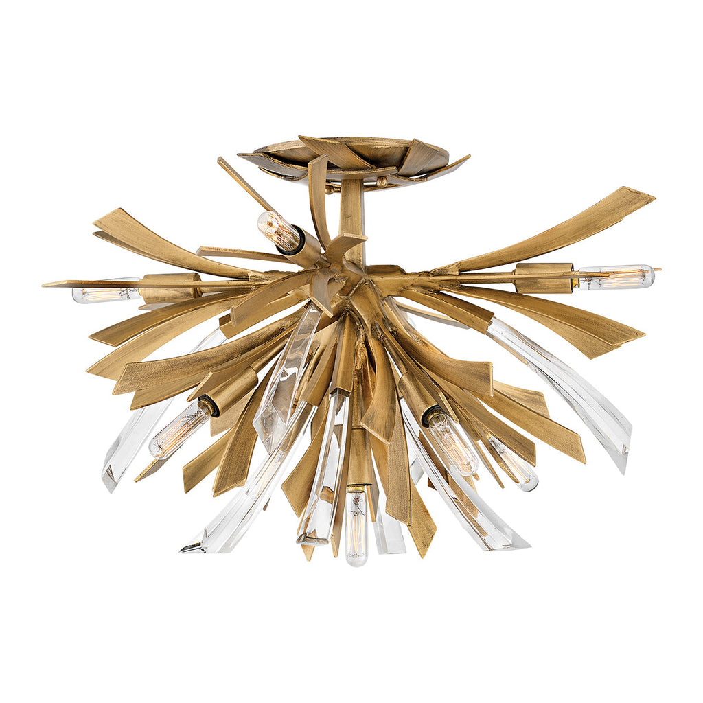 Vida 9 Light Semi Flush Light by Quintiesse