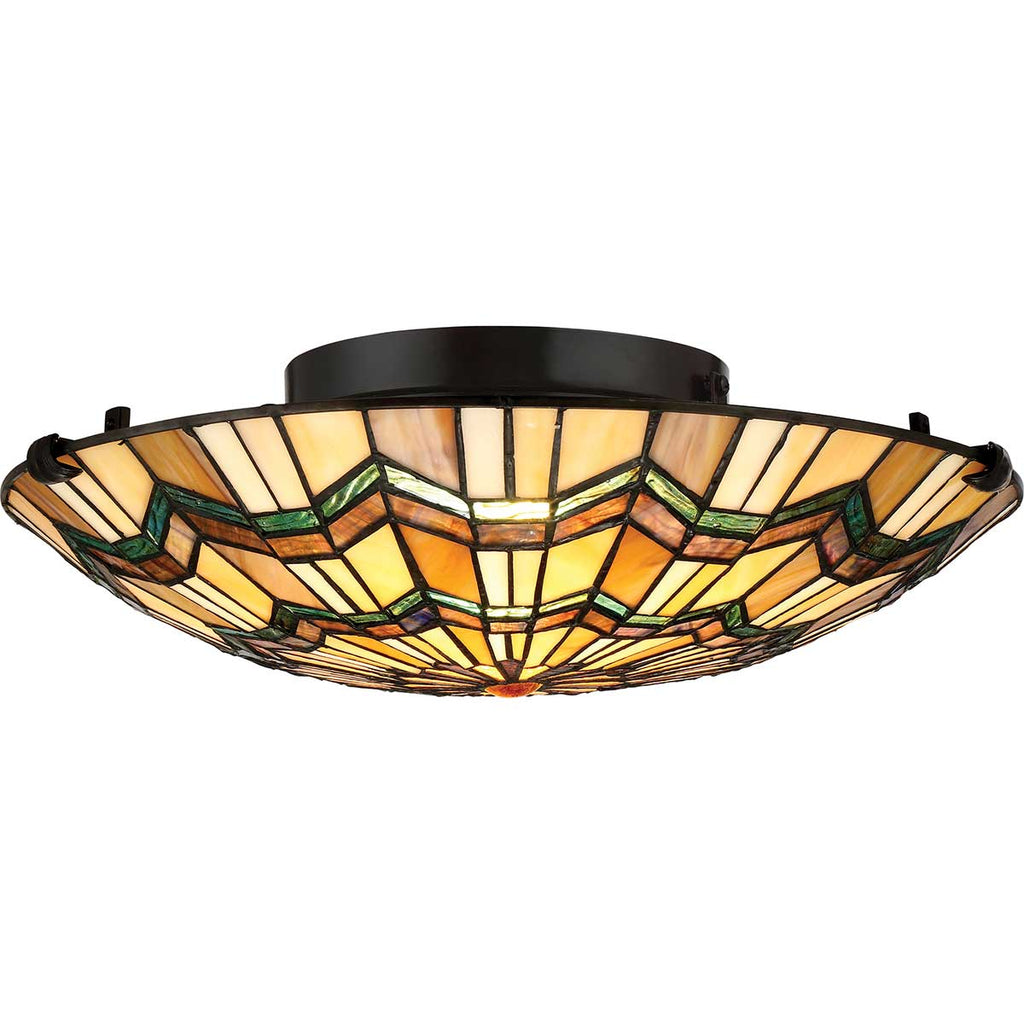 Alcott 2 Light Flush Mount - Quoizel