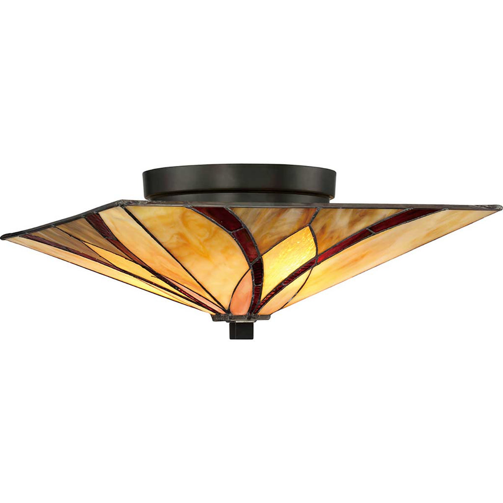 Asheville 2 Light Flush Mount - Quoizel
