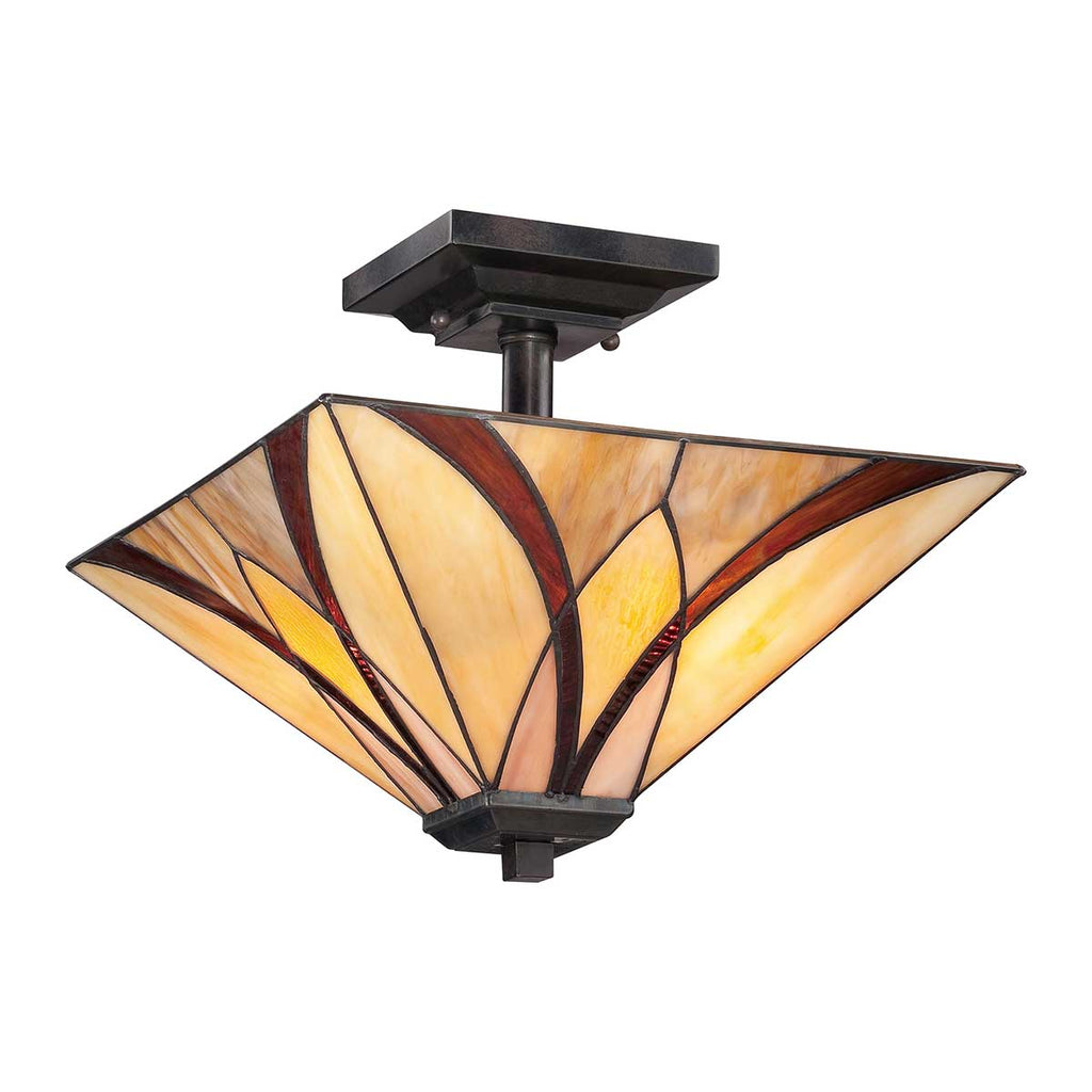 Asheville 2 Light Semi-Flush - Quoizel