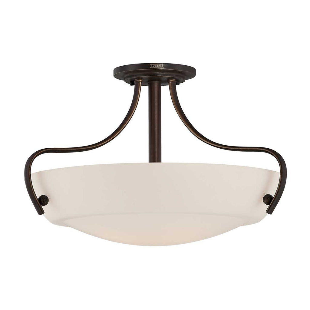 Chantilly 3 Light Semi-Flush Light - Quoizel
