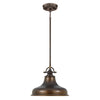 Emery 1 Light Medium Pendant - Palladian Bronze - Quoizel