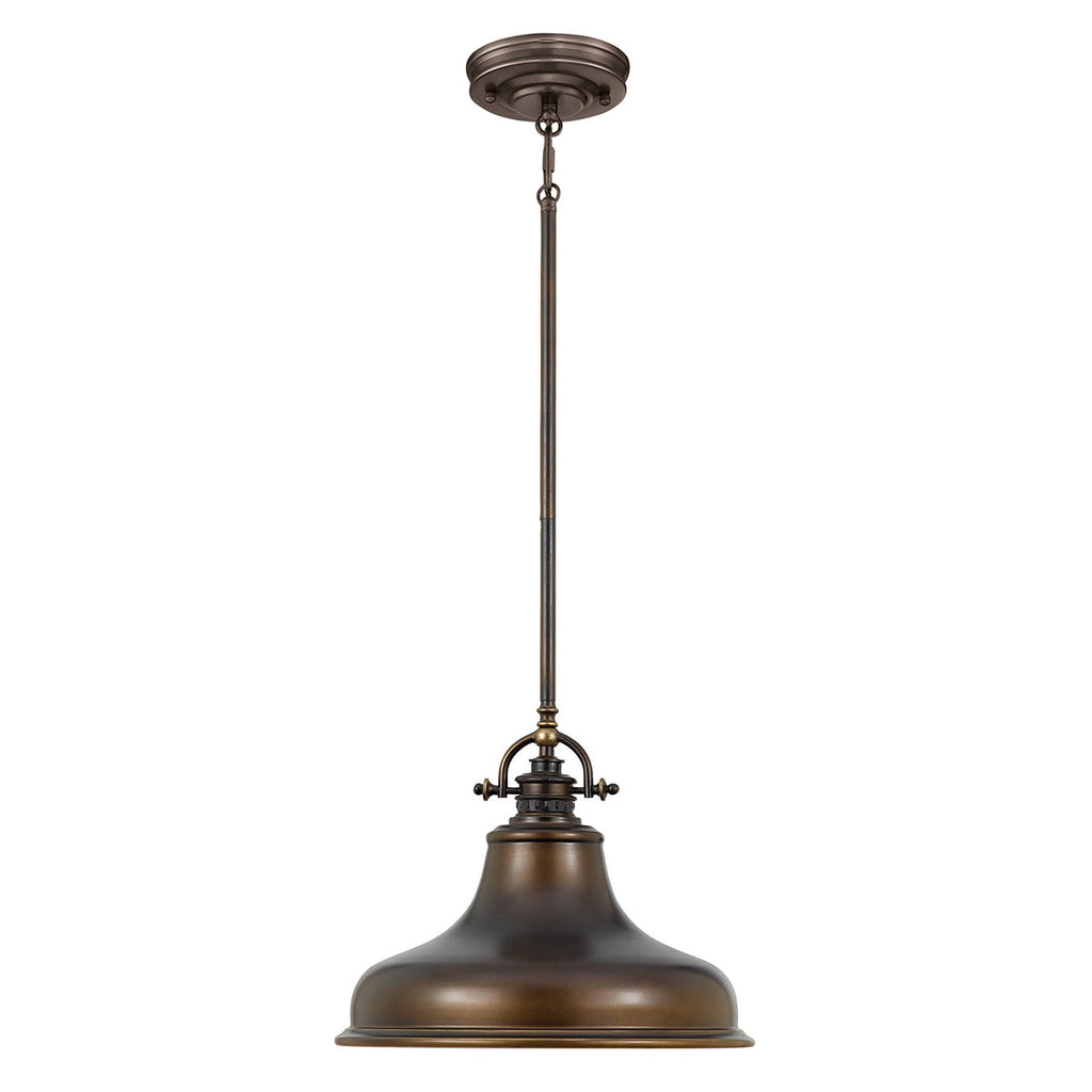 Emery 1 Light Medium Pendant - Palladian Bronze - Quoizel