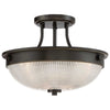 Mantle 2 Light Semi-Flush - Palladian Bronze - Quoizel