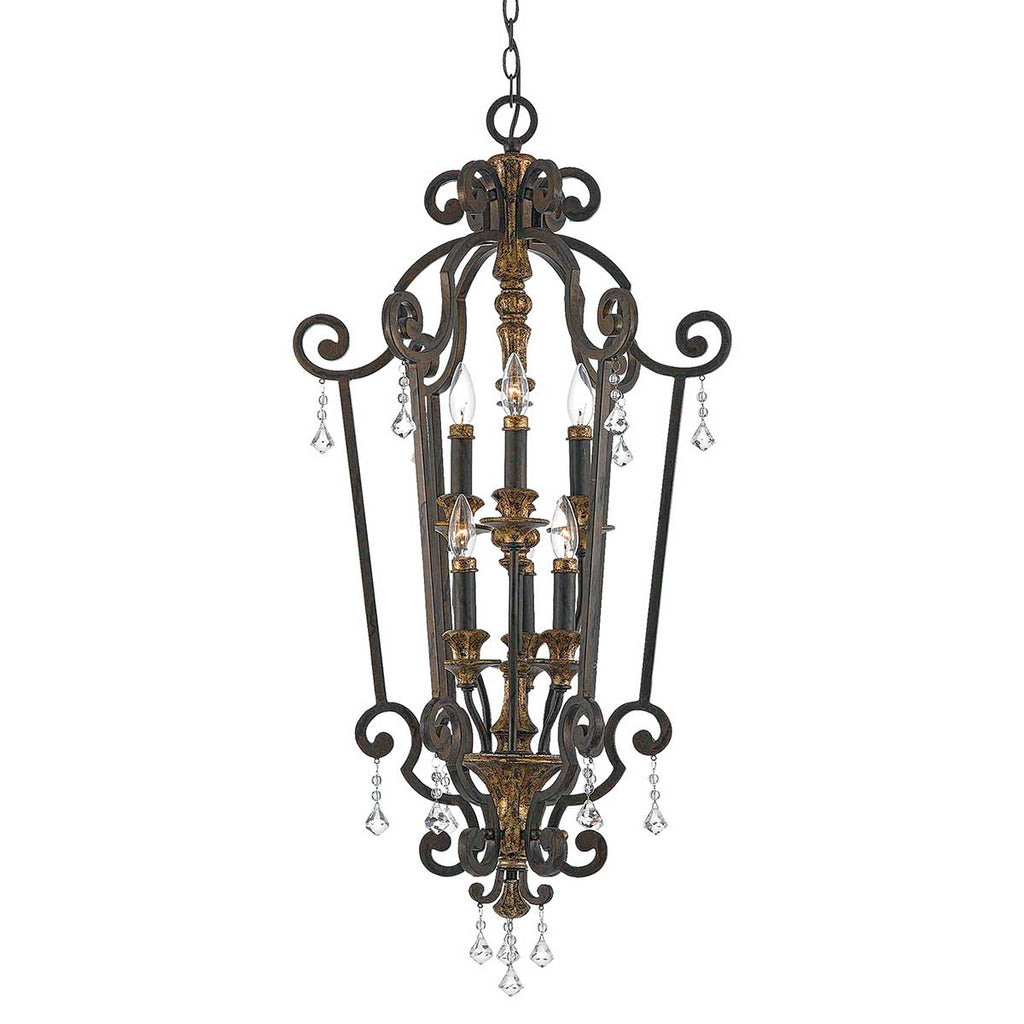 Marquette 6 Light Chandelier - Quoizel