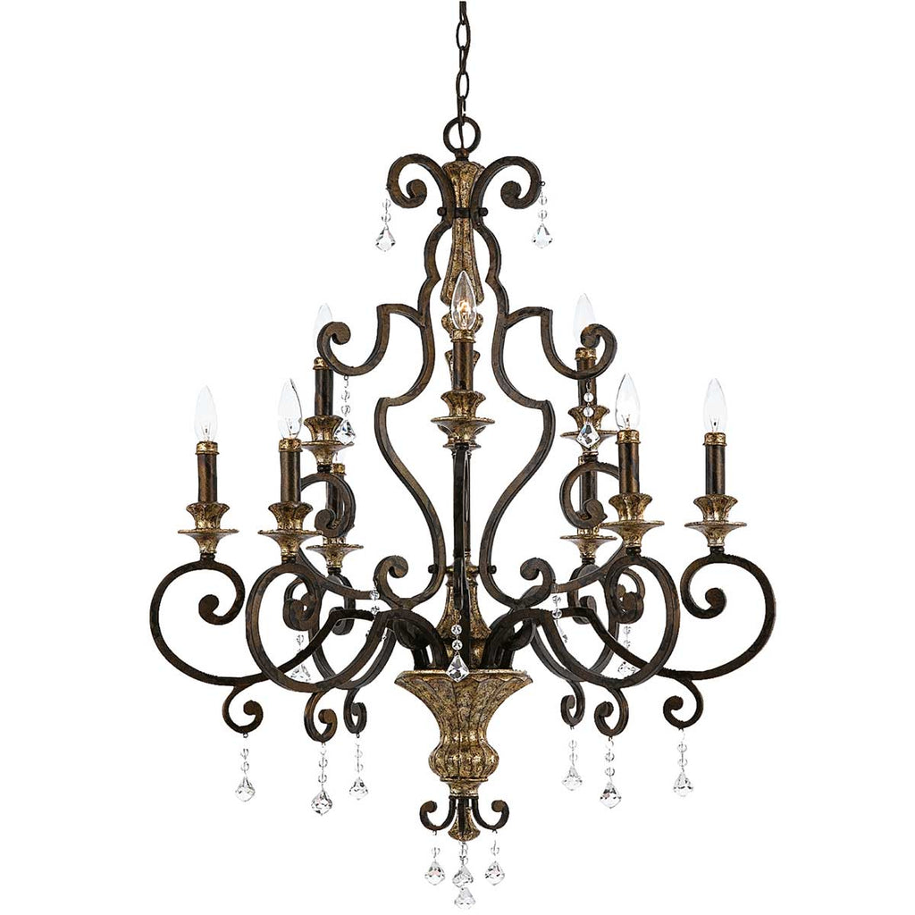 Marquette 9 Light Chandelier - Quoizel