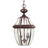 Newbury 2 Light Large Chain Lantern - Aged Copper - Quoizel