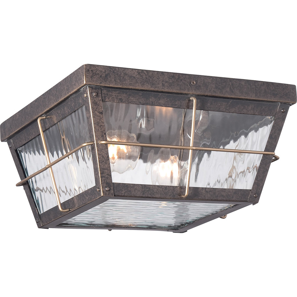 Cortland 2 Light Outdoor Flush Mount - Quoizel