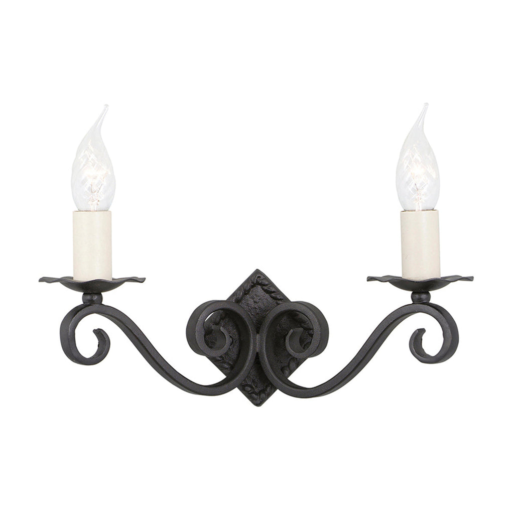 Rectory 2 Light Wall Light Style A - Elstead Lighting