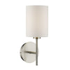 Tuscan Single Wall Light Base Only Satin Chrome by Dar Lighting