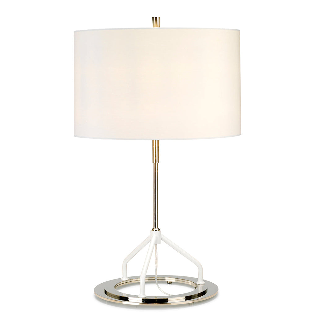 Vicenza Table Lamp - Dark Grey Polished Nickel - Elstead Lighting