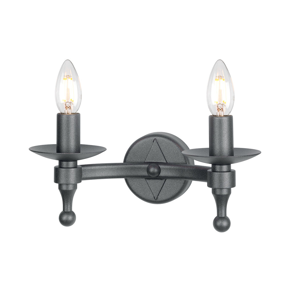 Warwick 2 Light Wall Light  - Elstead Lighting