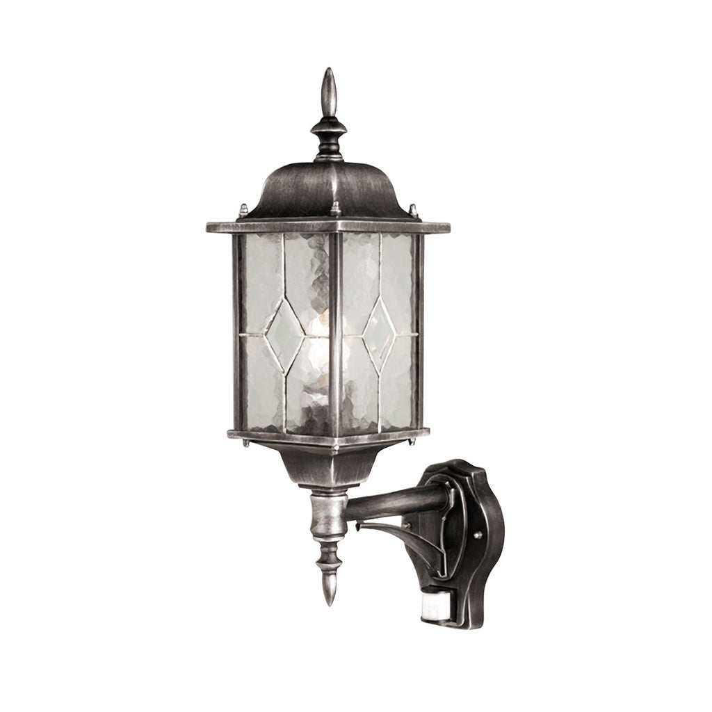 Wexford 1 Light Up Wall Lantern With PIR - Elstead Lighting