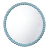 Dar Lighting -  Ruan Round Mirror Blue 70cm