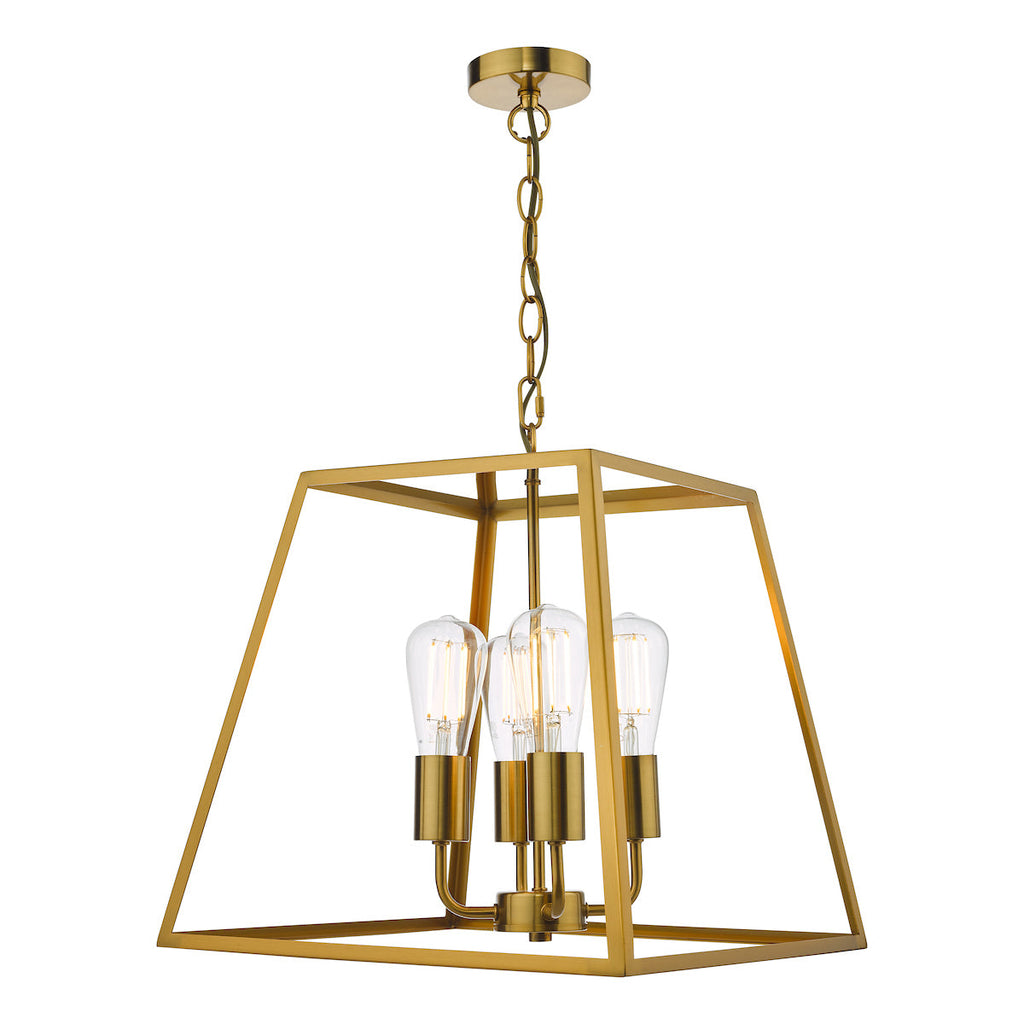 dar-lighting-academy-4-light-lantern-natural-brass