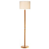 Avenue Floor Lamp Lt Wood complete with Shade AVE1643 by Dar Lighting