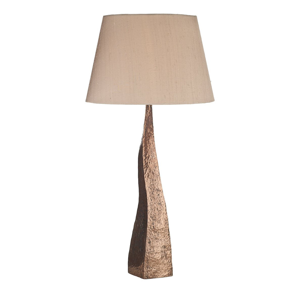 Aztec Table Lamp Copper Base Only by David Hunt Lighting